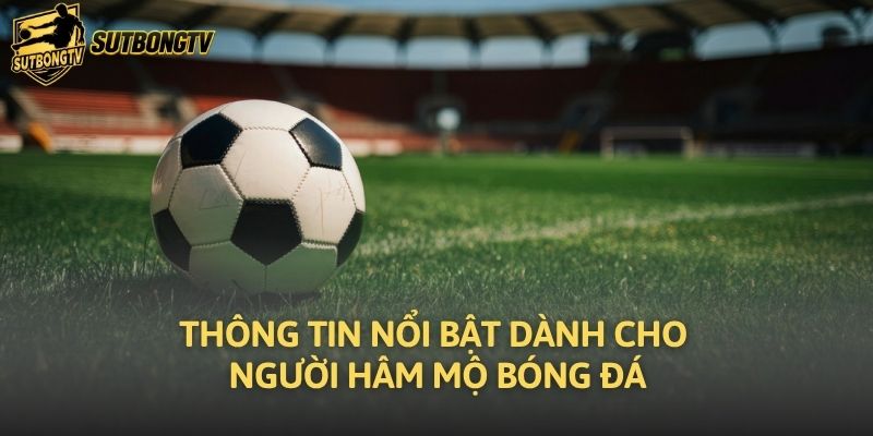 Thông tin nổi bật dành cho người hâm mộ bóng đá